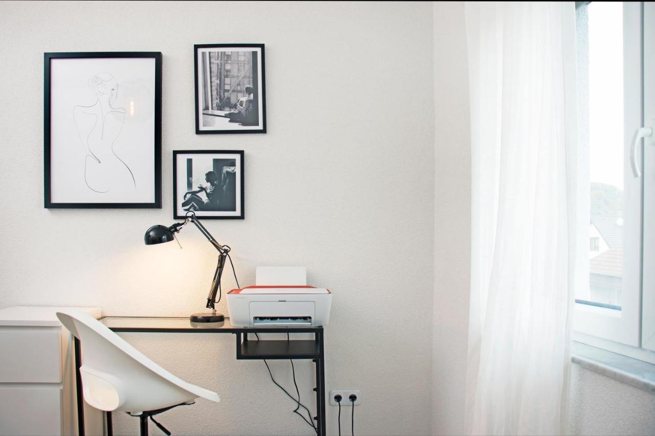 Blackncozy - Design Appartement Mit Boxspringbett Und Balkon Lörrach Exteriör bild